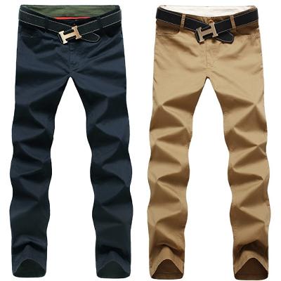 Men Cotton Causal Trousers