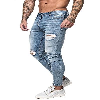 Men Stretchable Faded Denim Jeans