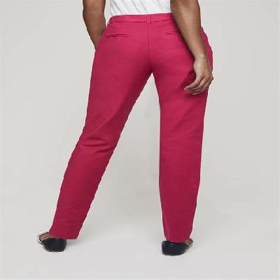 Narrow Fit Cotton Trouser