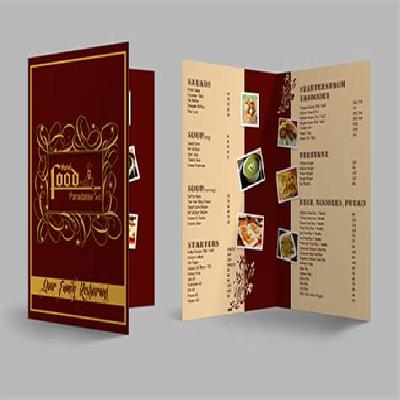 Restaurant Menu Printing Service