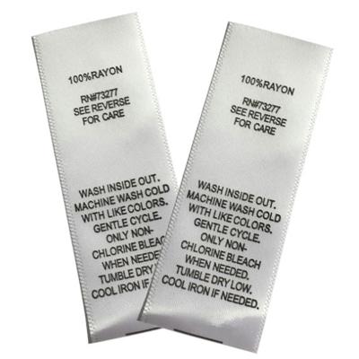Wash Care Label