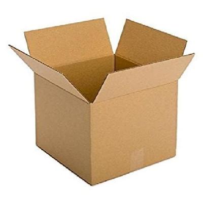 Brown Square Corrugated Box