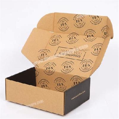 Brown Printed Corrugated Box