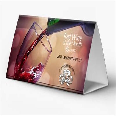 Promotional Tent Card