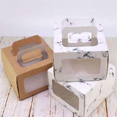 Top Bottom Window Cake Box