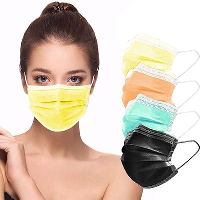 3 Ply Face Mask With Nose Pin