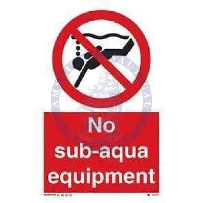 Aluminium Sub-Aqua Area Aqua Safety Sign Board