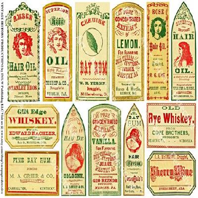 Printed Bottle Paper Labels