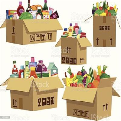 Food Packaging Cartoon Box