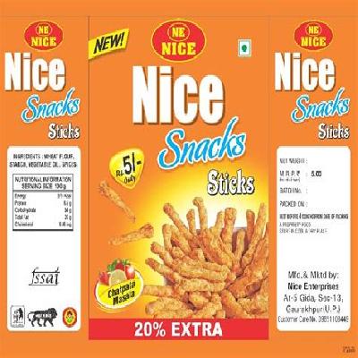Laminated Kurkure And Fryums Packaging Pouches