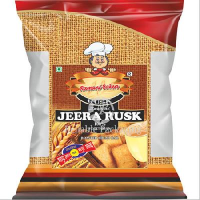 Laminated Rusk Packaging Pouches