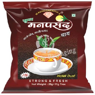 Laminated Tea Leaves Packaging Pouches