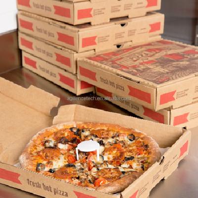 Brown Square Pizza Packaging Corrugated  Box