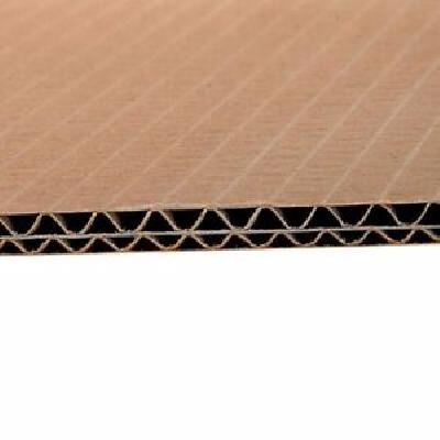 Brown Corrugated Cardboard Sheet