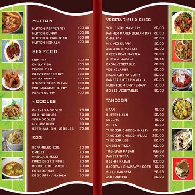 Hotel Menu Card Printing Service