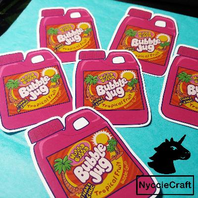 Bubble Top Can PVC Sticker