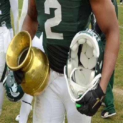 Brass Football Cup Trophy for College