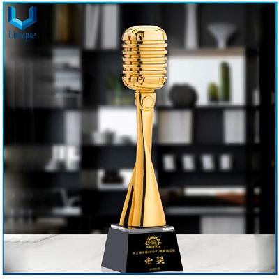 Brass Mic Award Trophies