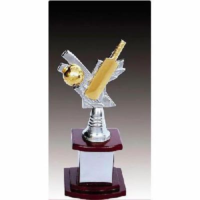 Cricket Metal Trophy, Shape Cup