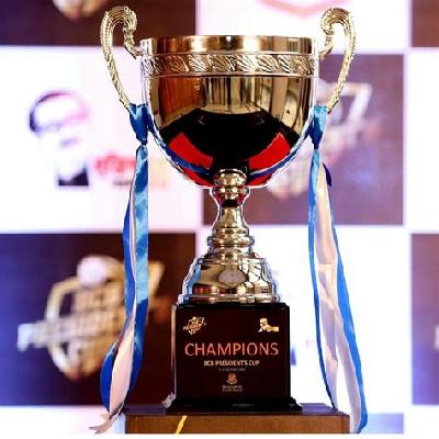 Cricket Metal Trophy