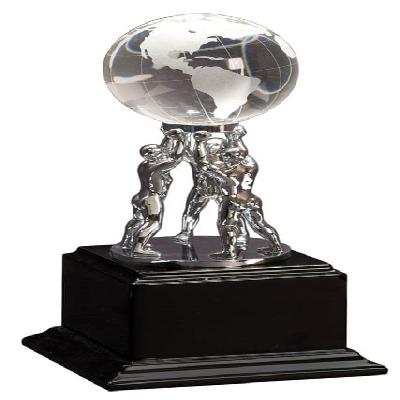 Globe Metal Trophy