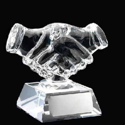 Handshake Award Trophies