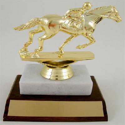 Wooden Marble Trophy