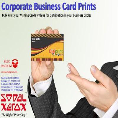 Digital Visiting Card Printing Services