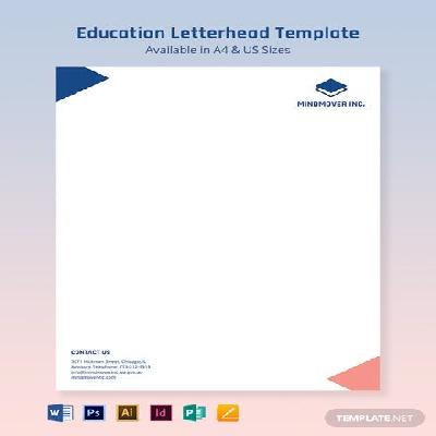 Education Letterhead Template