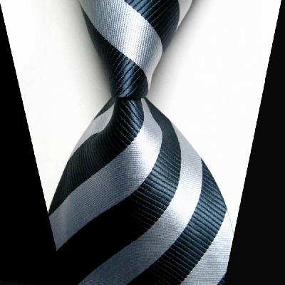 Formal Grey Polyester Men's Tie