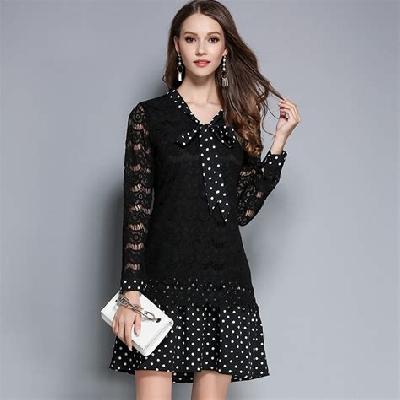 Polka Dot One Piece Dress