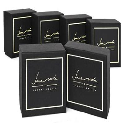 Matt Brown Texture With Metall Sticker Name Foil Printed Wedding Card Invitation Card