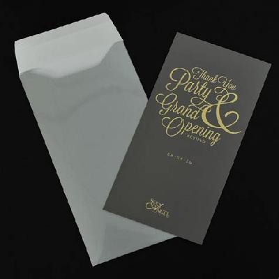 Mdf Black Sandook Gift Box Both Side Tapper Golden Foil Printed