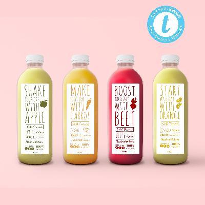 Juice Drink Bottle labels