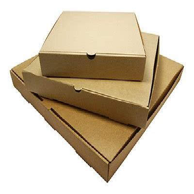 Plain Corrugated Pizza Box