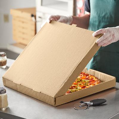 Plain Corrugated Pizza Box