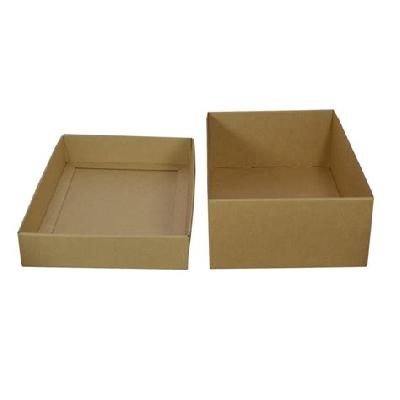 Brown Corrugated Shoe Box