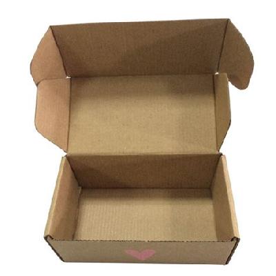 Corrugated Kraft Paper Plain Packaging Box