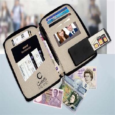Feather Touch All In  1 Passport Holder