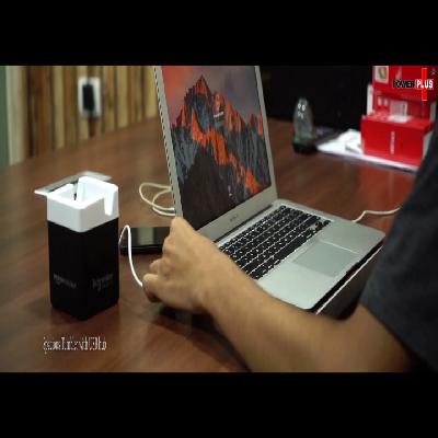 Powerglow USB Hub With Tumbler And Logo Highlight