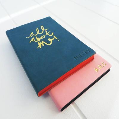 PU Notebook With Alphabet Design