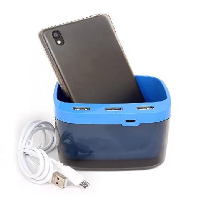 USB Hub Tumbler with Mobile Stand 