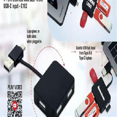 Usb Hub with Logo Highlight