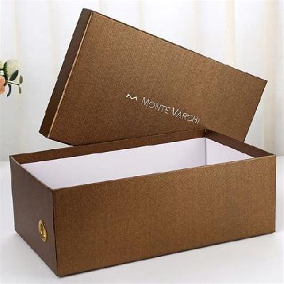 Brown Cardboard Shoe Packaging Box