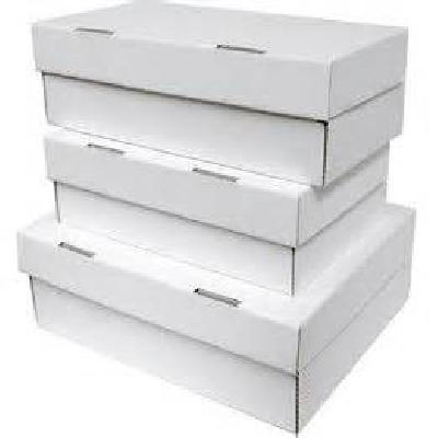 White Cardboard Shoe Packaging Box