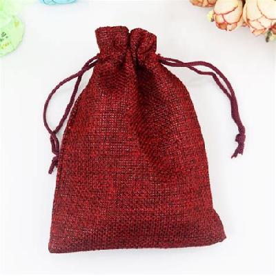 Red Jute Bag
