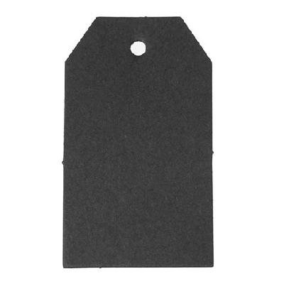 Black Paper Printed U Label