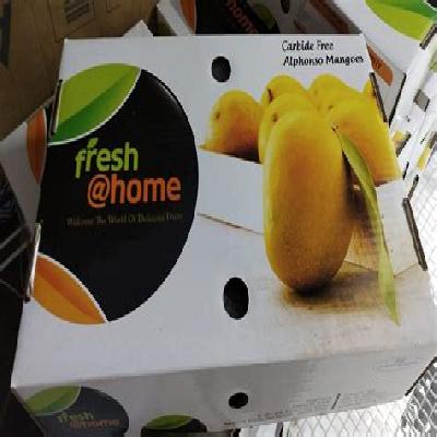 12 Pieces Alphonso Mango Packing Box