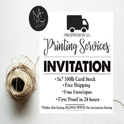 Menu Card Printing Services