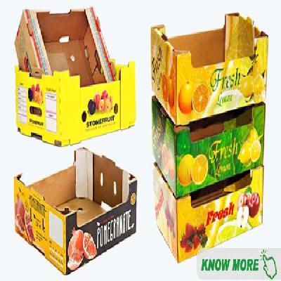 Printed Fruit and vegetable corrugated Box